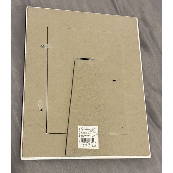 NEW Grasslands Road Ceramic "Our 25th" Years Photo Frame Size 5x7 Scroll Pattern - Picture 3 of 5